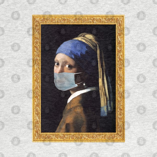 Coronavirus The Girl with a Pearl Earring by Your Design